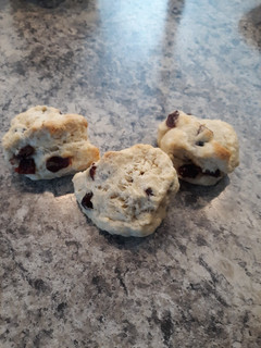 A picture of Cranberry Scones.