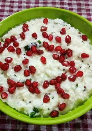 A picture of Curd rice.