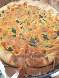 A picture of Vegetable Clean-Out Quiche.