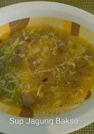 Foto resep Sup Jagung Bakso