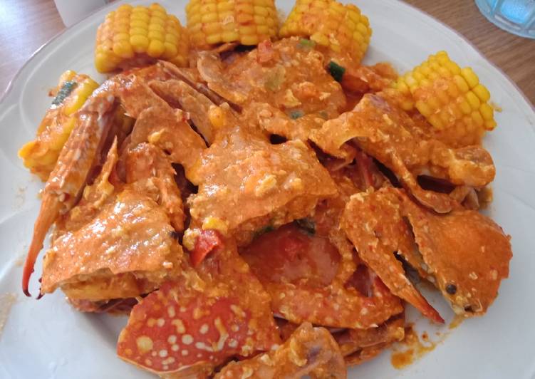 Resep Rajungan saus padang Anti Gagal