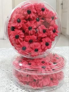 Foto resep Semprit Susu Red Velvet