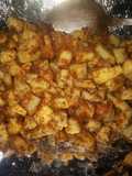 Leftover yam salad (kwadon doya)