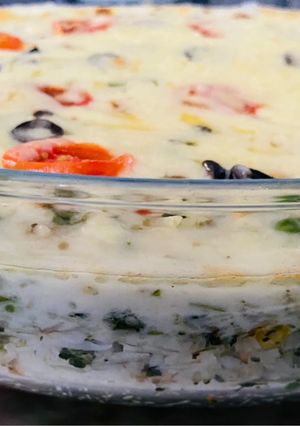 A picture of Baked rice.