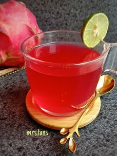 Foto resep Teh Kulit Buah Naga