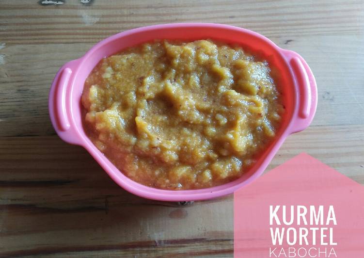 Cara Membuat MPASI kurma+wortel+kabocha+tepung jagung yang Gurih