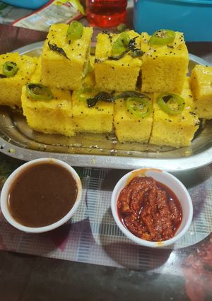 વાટેલી દાળના ખમણ(Vateli Dal Khaman Recipe In Gujarati) રેસીપી મુખ્ય ફોટો