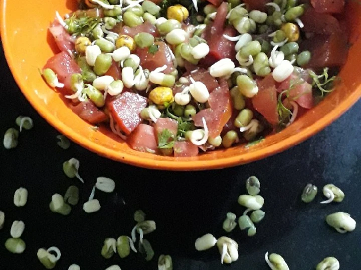 Easy Steps Make|Recipe} 🌿Protein rich Sprouts Salad🍅 the Delicious