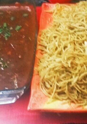 A picture of Veg noodles.
