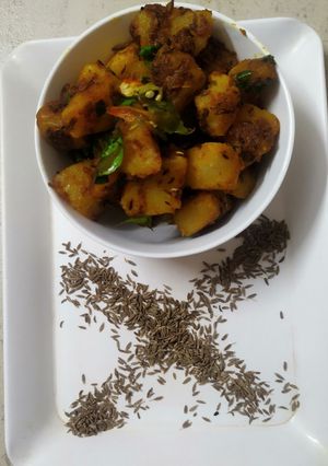 A picture of Cumin Potato.