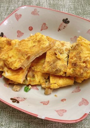 菜脯蔥蛋捲 的食譜成品照片