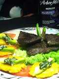 Grilled Churrasco and Chimichurri Sauce with Reinforced Tostones