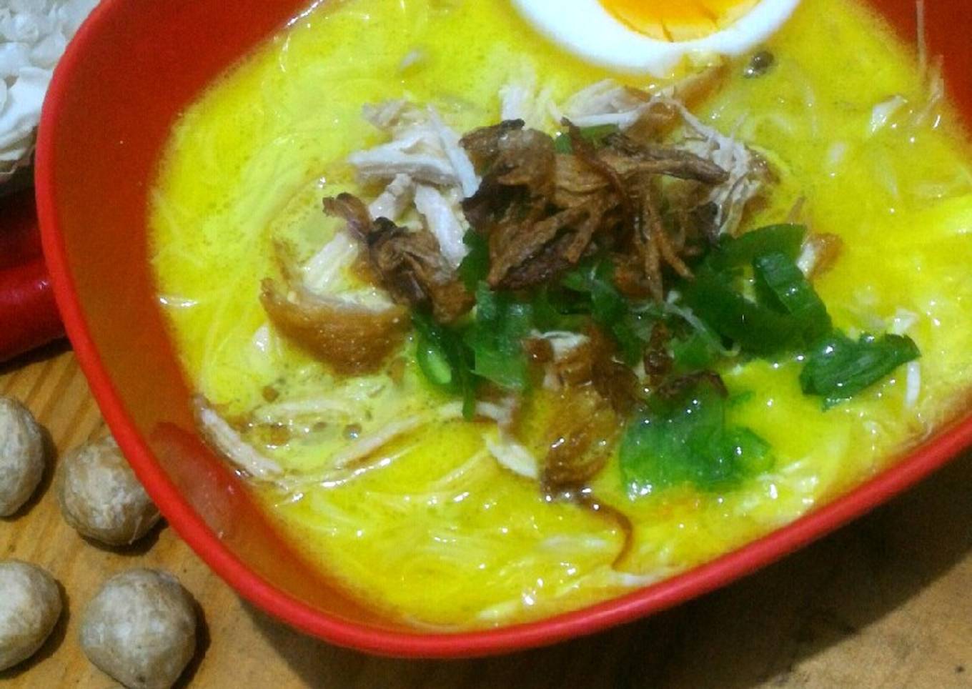 Soto Ayam Kuah Santan