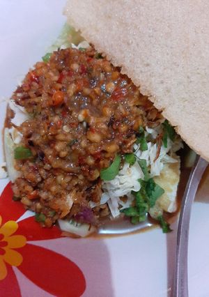 Foto resep Tahu campur sambal kacang