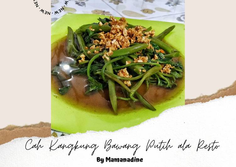 Cah Kangkung Bawang Putih