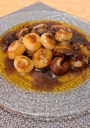 O poză a rețetei Ceapă caramelizată.