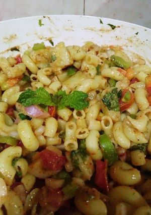 A picture of Macaroni chat #cookpadramdan.
