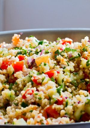 Foto di Cous cous freddo vegetariano prêt-à-porter
