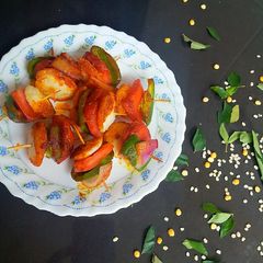 A picture of Idli tikka.