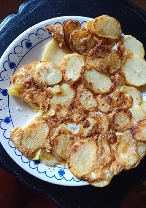 A picture of Bhajia omelette.