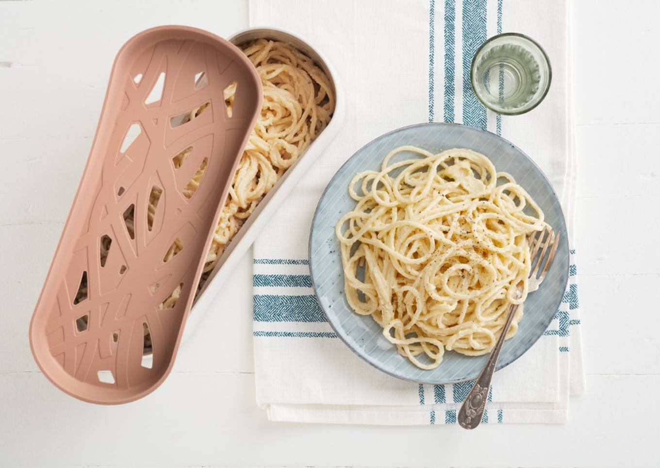 Espaguetis en salsa de queso - Quick Pasta Recipes Cooker | Lékué