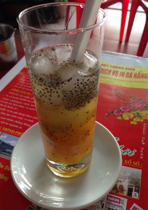Hình của món Nước thơm hạt é.