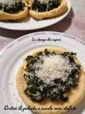 #179 Cestini di polenta e cavolo nero stufato
