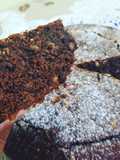 Torta cacao e frutta secca