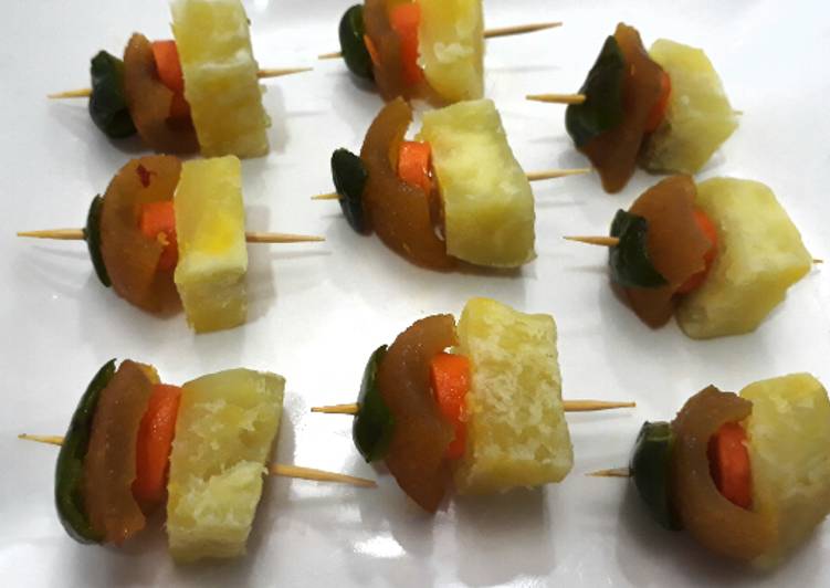 Recipe of Speedy Sweet potatoes with pomo,carrots and green pepper Cooking Basics for Newbies