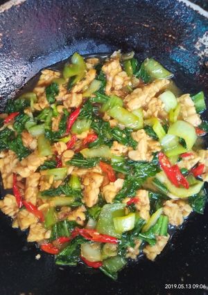 Foto resep Tumis Tempe Sawi Hijau