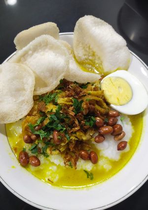 Foto resep Bubur Ayam Vegetarian