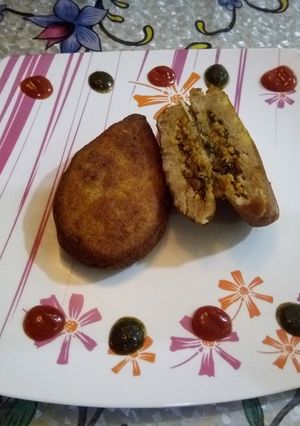 A picture of Stuffed Chana Dal Kabab.