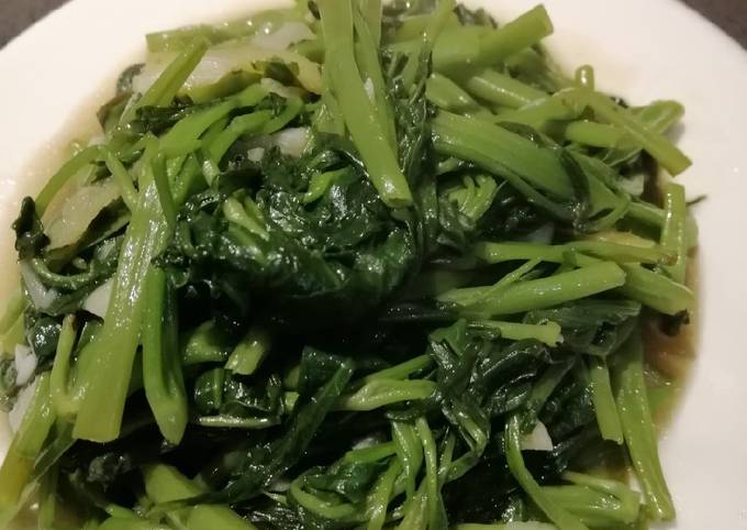 Step-by-Step Guide to Prepare Speedy Stir fry Water Spinach