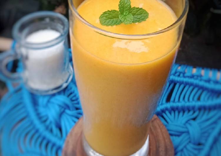 Bagaimana Menyiapkan Mango Milky Juice yang Bisa Manjain Lidah