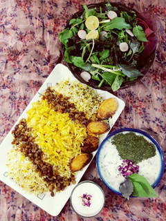 عکسی از دستور عدس پلو