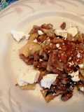Migas con frijol y queso