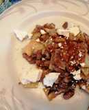 Migas con frijol y queso