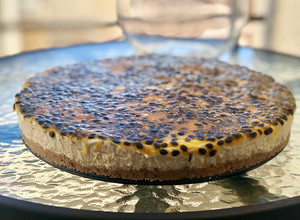 Una foto de Cheesecake Maracuyá
