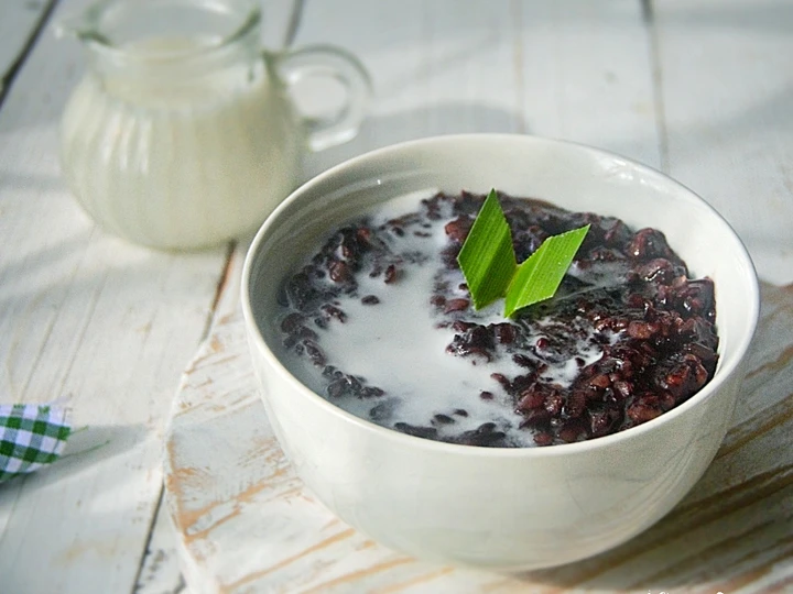 Cara Mudah Membikin Resep 138. Bubur Ketan Hitam yang Uenak Anti Ribet, Sempurna