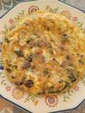 Tortilla de Mongetes y espinacas a la catalana