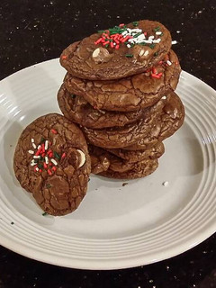 A picture of Fudge Brownie Cookies.