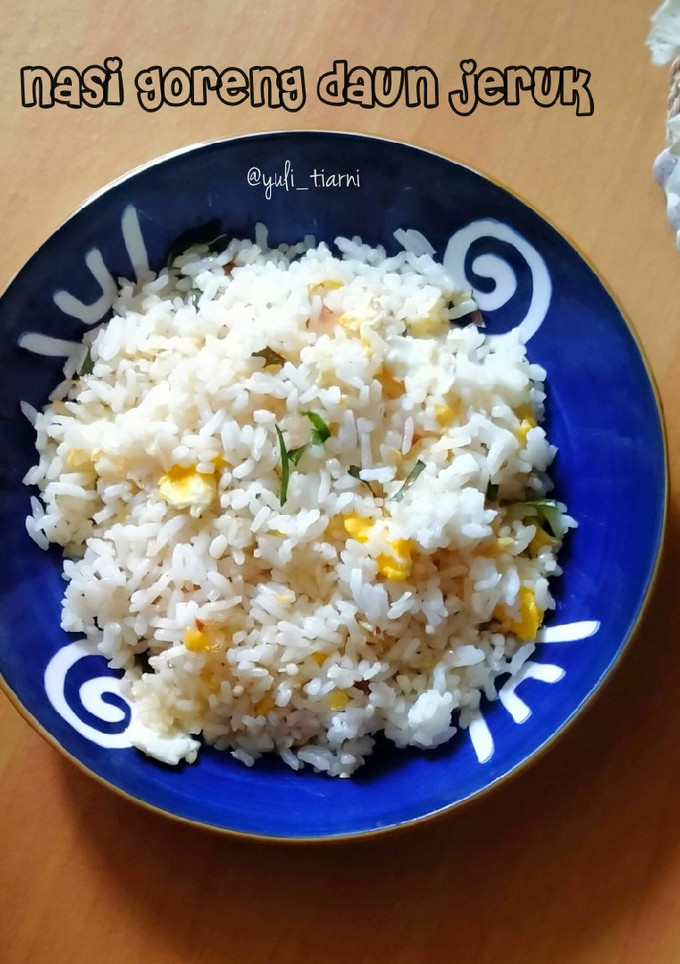 Foto resep Nasi goreng daun jeruk