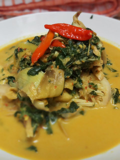 Foto resep Gulai Jantung Pisang Daun Ubi
