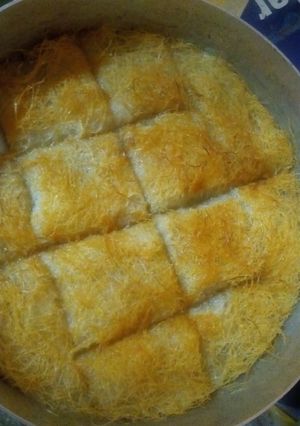 صورة لوصفة كنافه بالقشطه