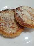 Medallones de arroz con queso y jamón