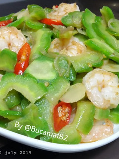 Foto resep Pare tumis udang
