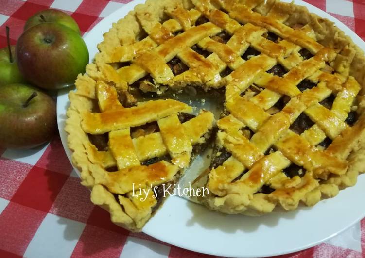 Cara Gampang Membuat Classic apple pie, Sempurna