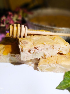 Una foto de Clafoutis de Pera y Nueces Sin Gluten