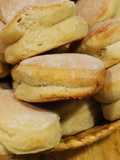 Galletas-bizcochos caseros con grasa/manteca
