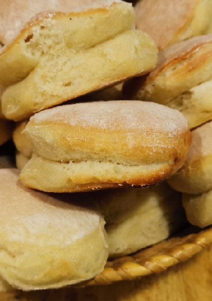 Una foto de Galletas-bizcochos caseros con grasa/manteca